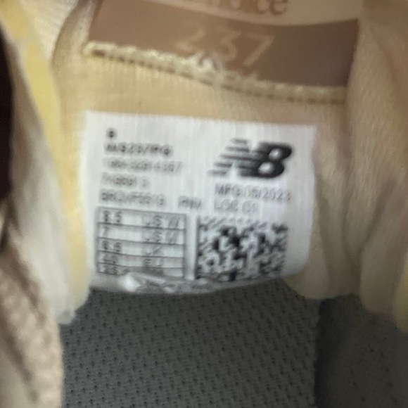 Woman’s retro 237 ivory/beige new balance - Picture 3 of 5